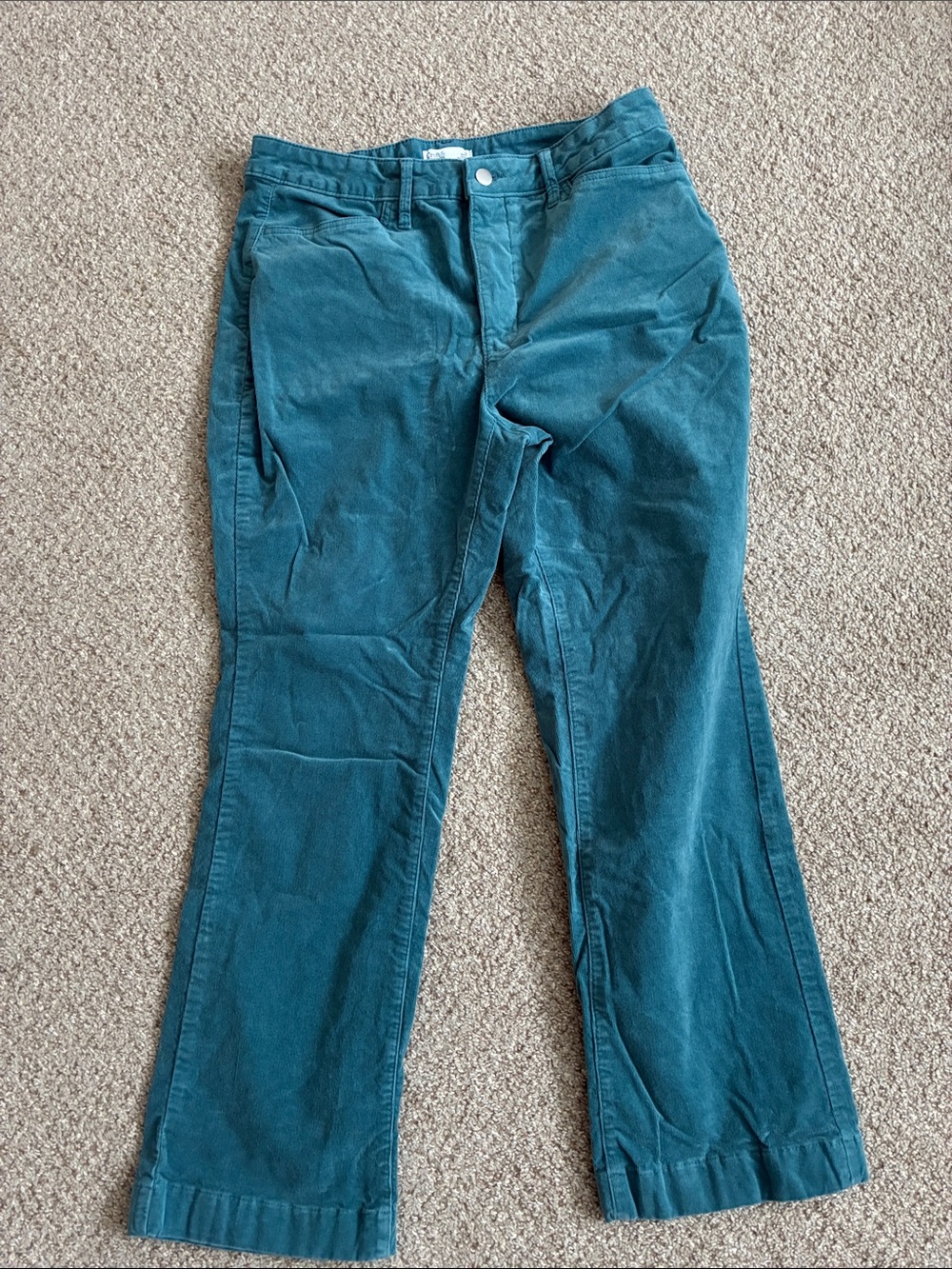 Women’s Teal Corduroy Pants